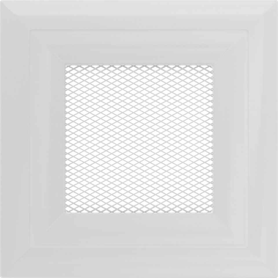 

Вентиляційна решітка Kratki Oskar біла 11x11