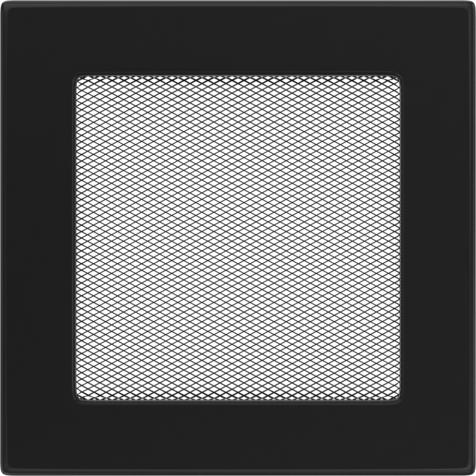 

Вентиляційна решітка Kratki чорна 17x17