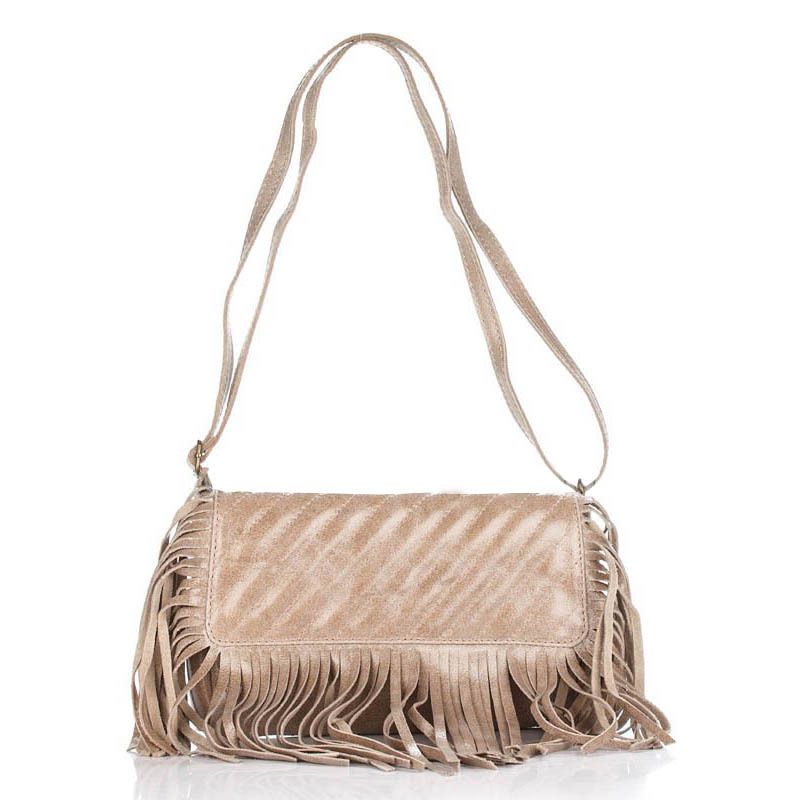 

Женская кожаная сумка Italian Bags Бежевый