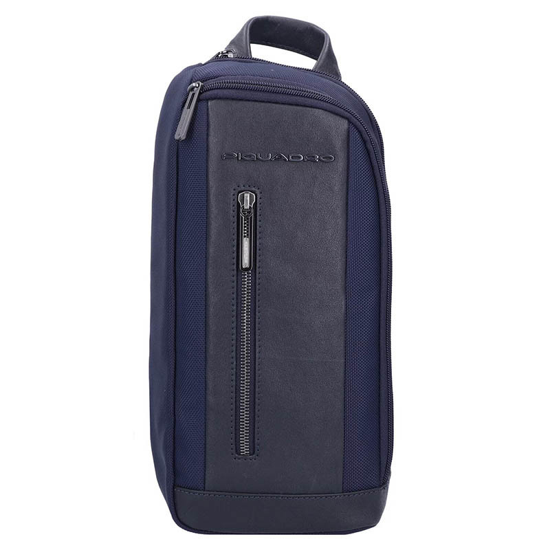 

Городской монорюкзак Piquadro Brief2 Blue с RFID защитой