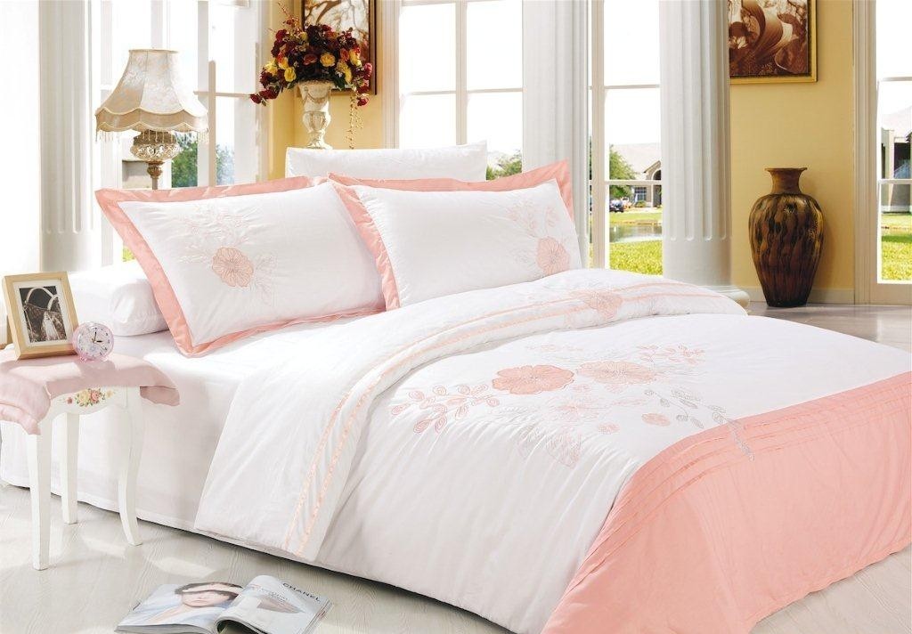 

Комплект постельного белья Le Vele Luzan Pink сатин 220-200 см розовый