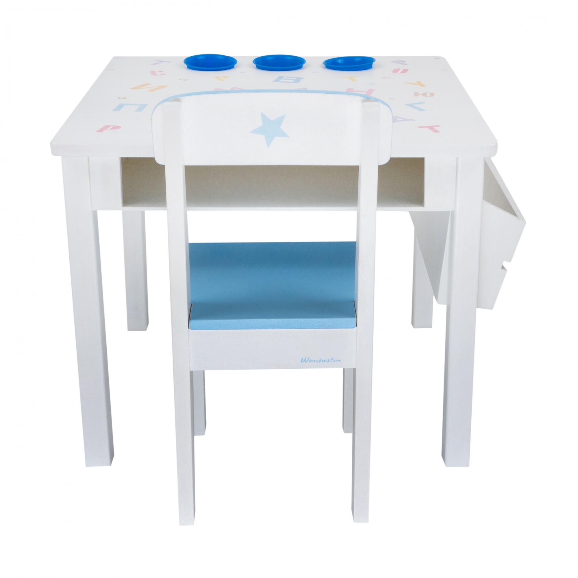 

Комплект стол и 2 стула WoodAsFun Деревянный 60х60 (311111)