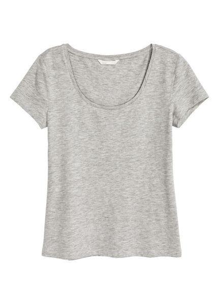 

Футболка H&M M Серая (1088-347)