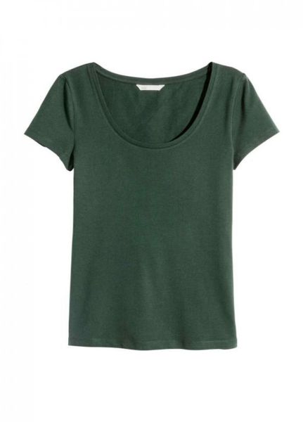 

Футболка H&M S Зеленая (1088-349)