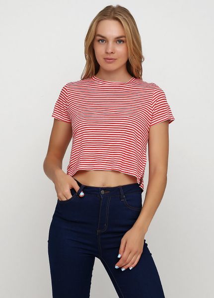 

Футболка H&M XS Красная (1089-436)