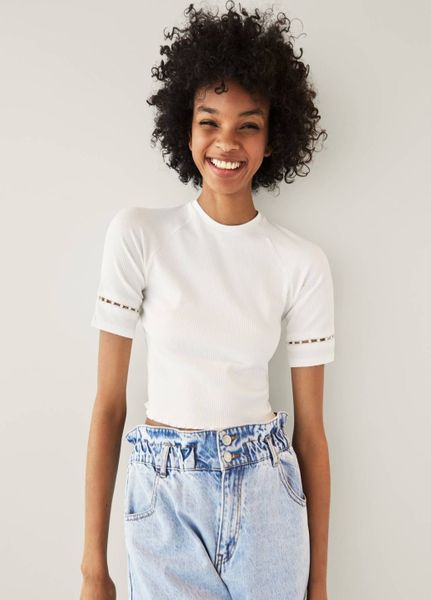 

Футболка Bershka М Белая (1201-566)