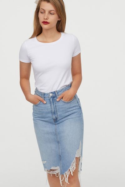 

Футболка H&M ХS Белая (1201-724)
