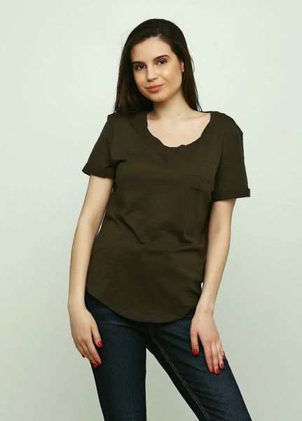 

Футболка H&M L Темный хаки (1099-776)
