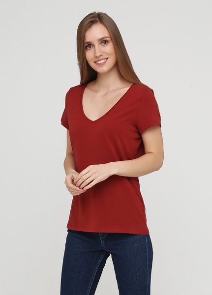 

Футболка H&M M Терракотовая (1093-388)