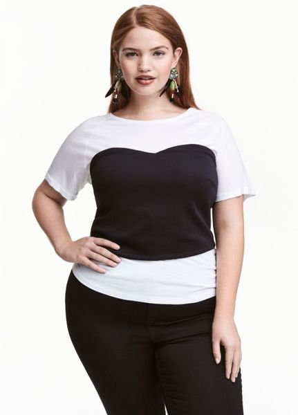 

Топ H&M 2XL Черный (1099-206)