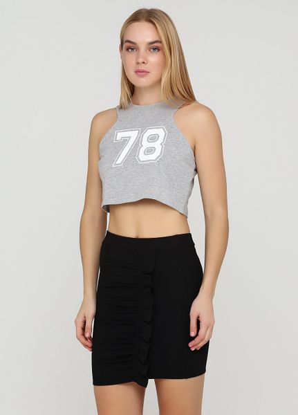 

Топ H&M L серый (1093-367)