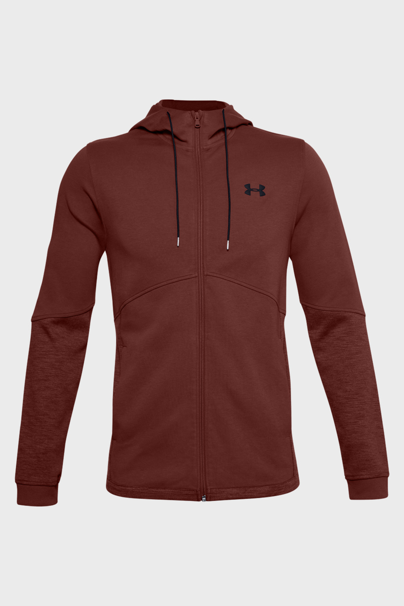 

Мужское бордовое худи DOUBLE KNIT FZ Under Armour S 1352012-688