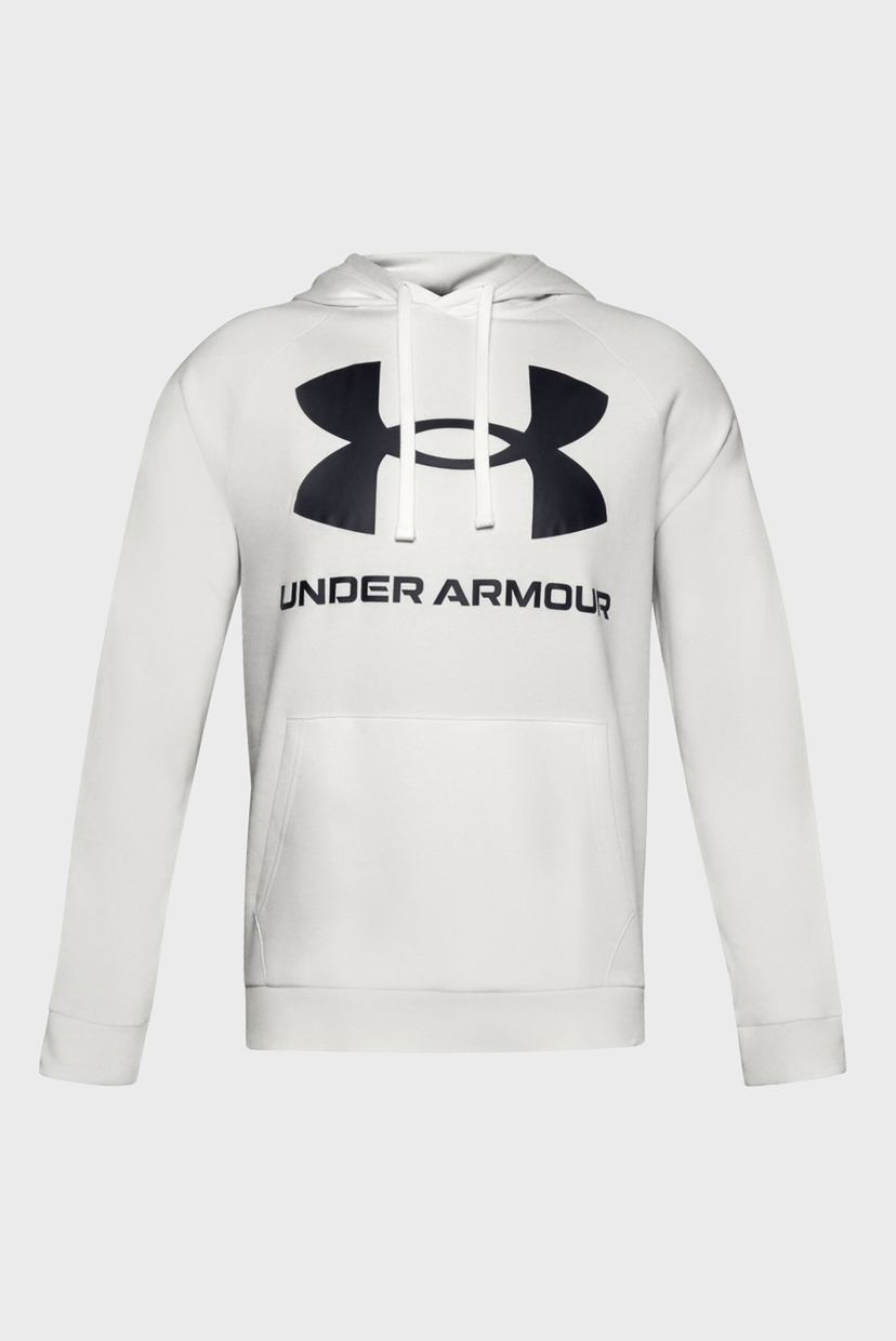 

Мужское белое худи UA Rival Fleece Big Logo Under Armour XL 1357093-112