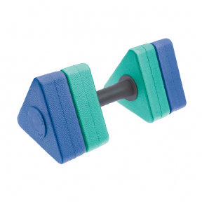 

Гантели для аквааэробики треугольные 1шт MadWave Triangle Bar Float M082601, синий (SKL024313)