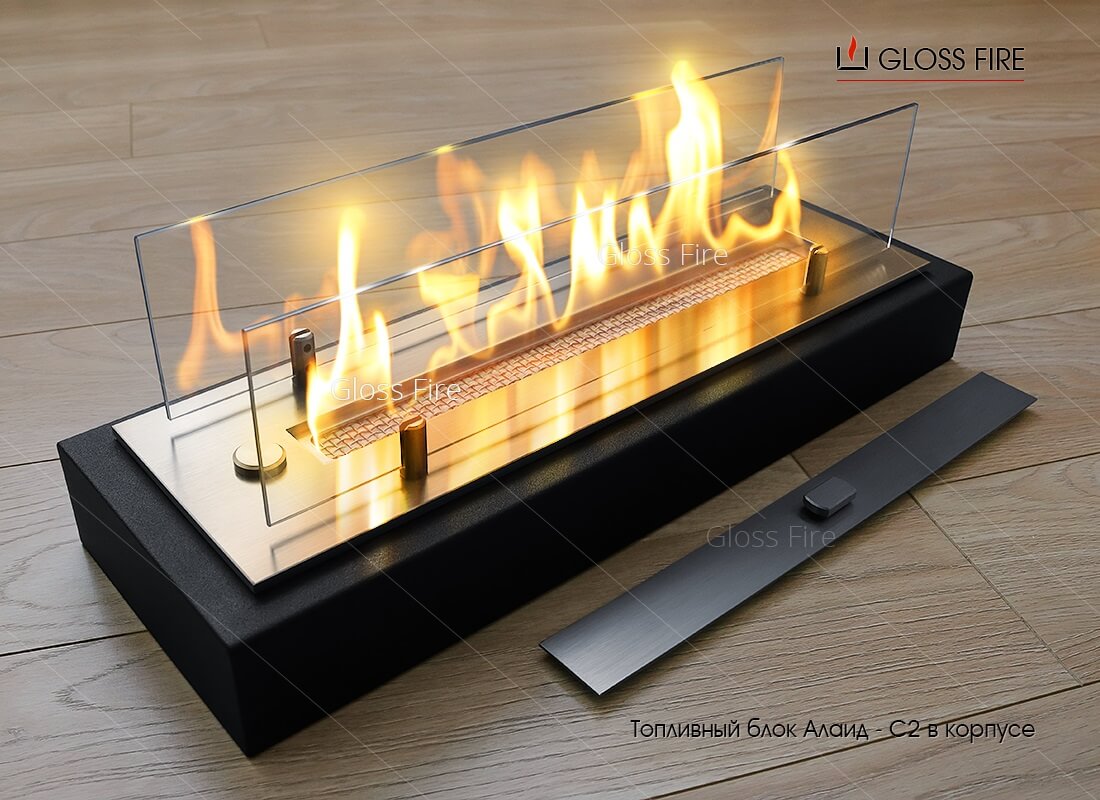 

Топливный блок Gloss Fire Алаид Style K-C2 черный