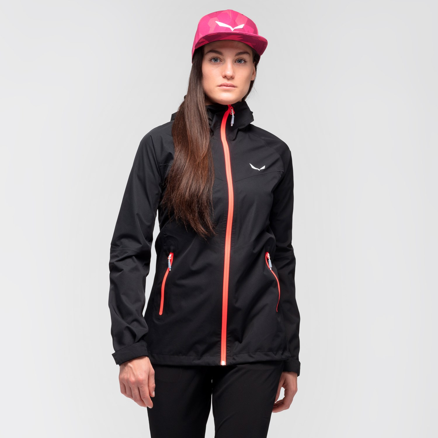 

Куртка Salewa Puez Aqua 3 Wmn  Черный-Розовый, Куртка Salewa Puez Aqua 3 Wmn L Черный-Розовый