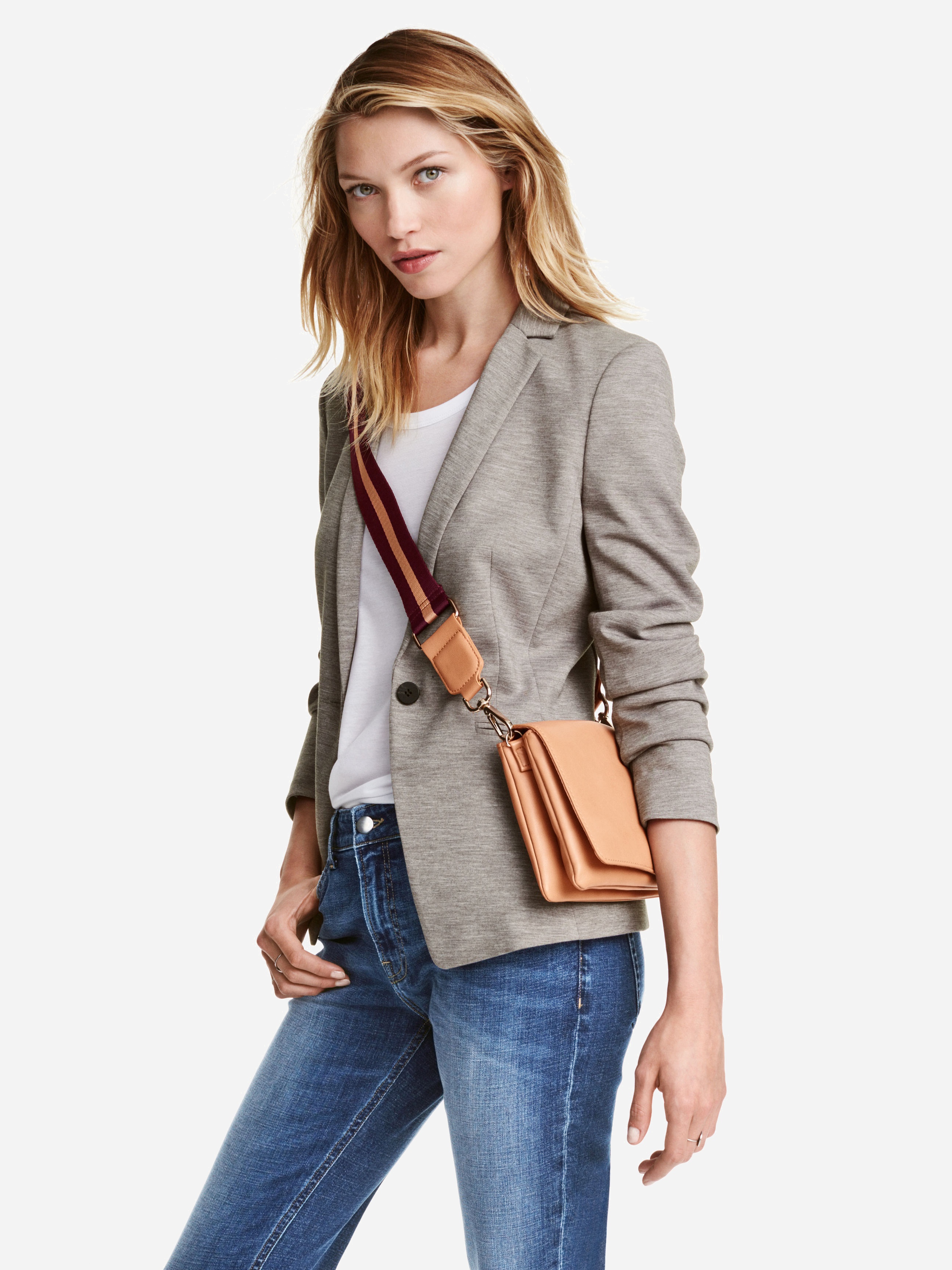 

Жакет H&M 3901444-ABKU 34 Серый