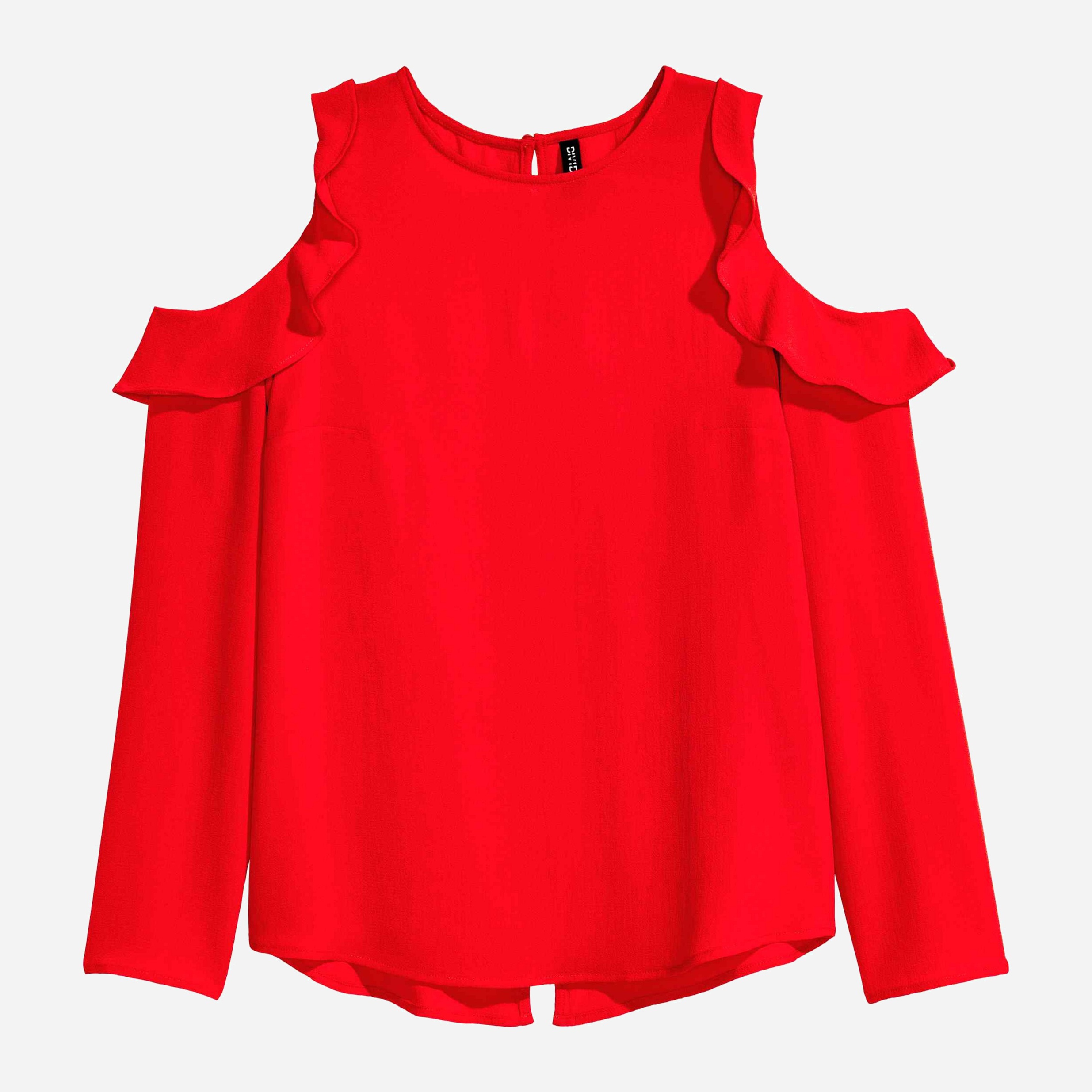 

Блузка H&M 4305114-ACVF 40 Красная