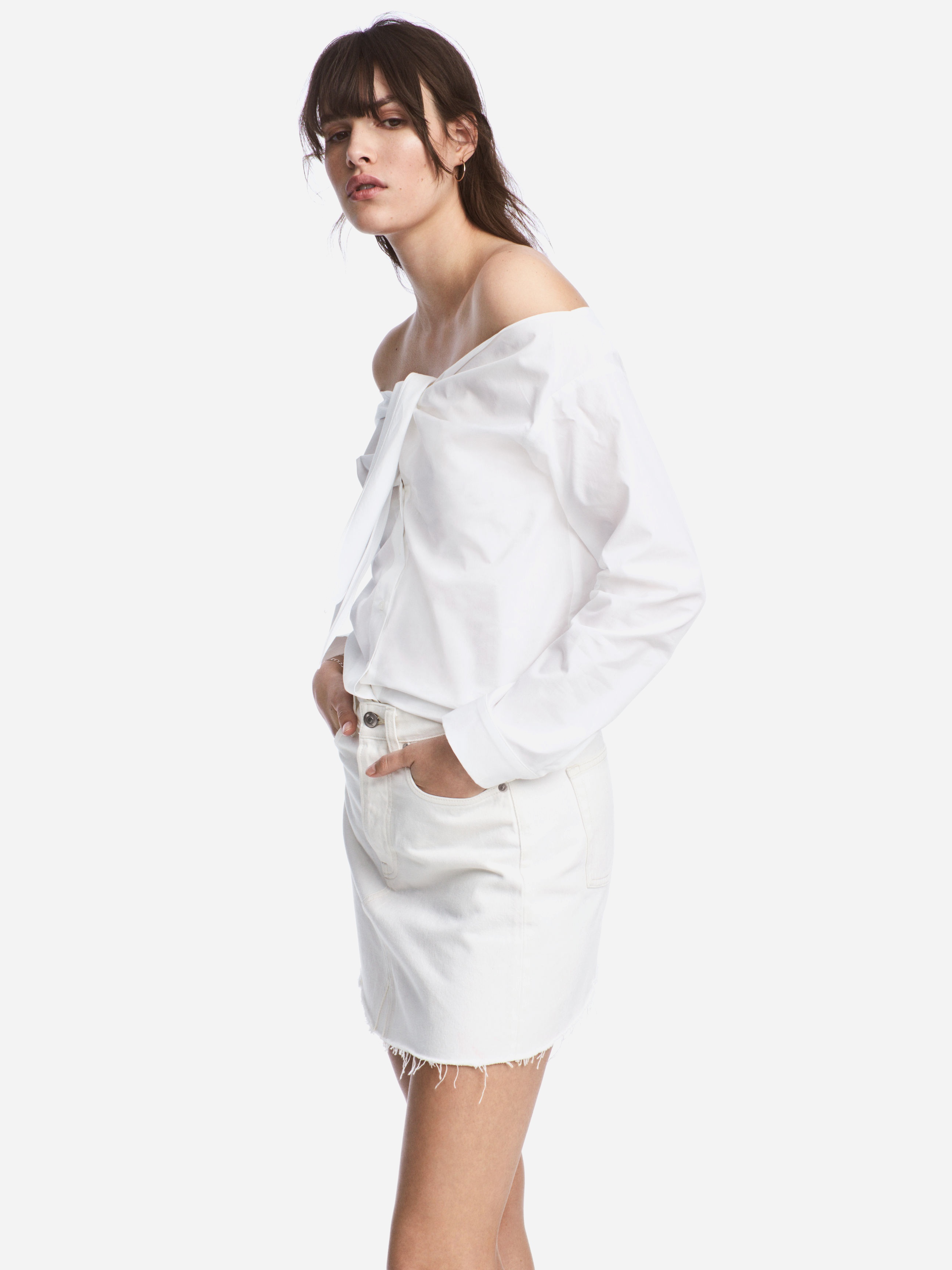 

Блузка H&M 5498556-ACTS 44 Белая
