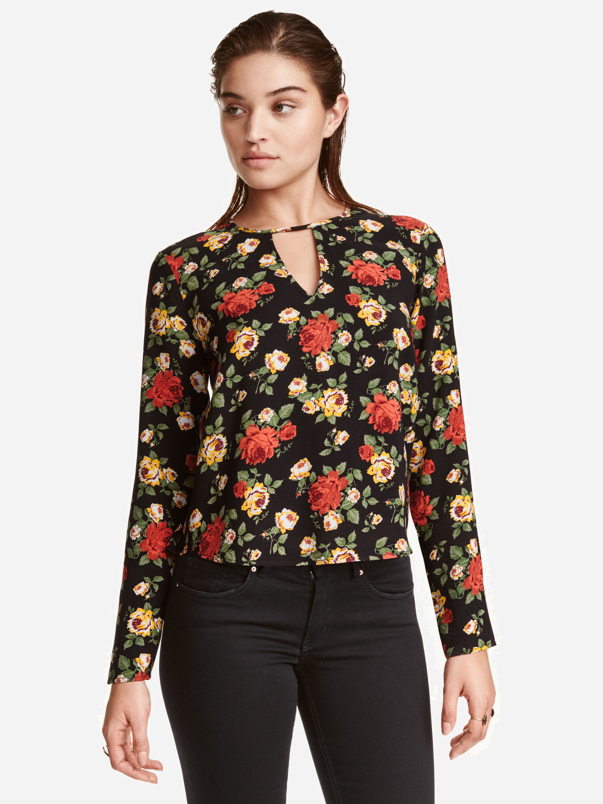 

Блузка H&M 3985544-AAUU 36 Черная