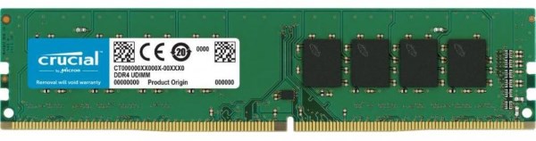 

Пам'ять DDR4 RAM 32GB Crucial 2666MHz PC4-21300 (CT32G4DFD8266)