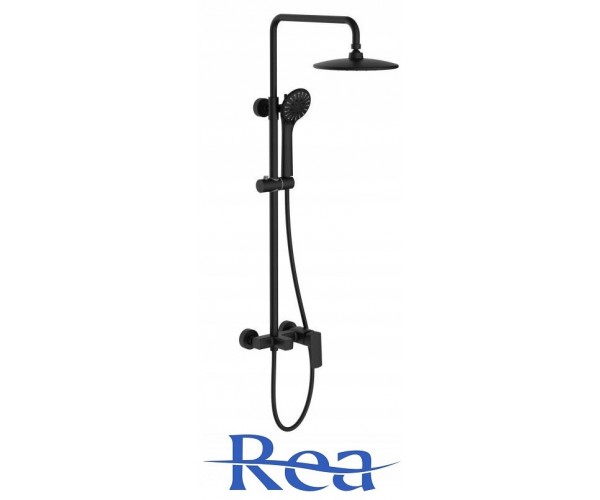 

Душевой гарнитур Rea ROGER Черный МАТ(REA-P8003)