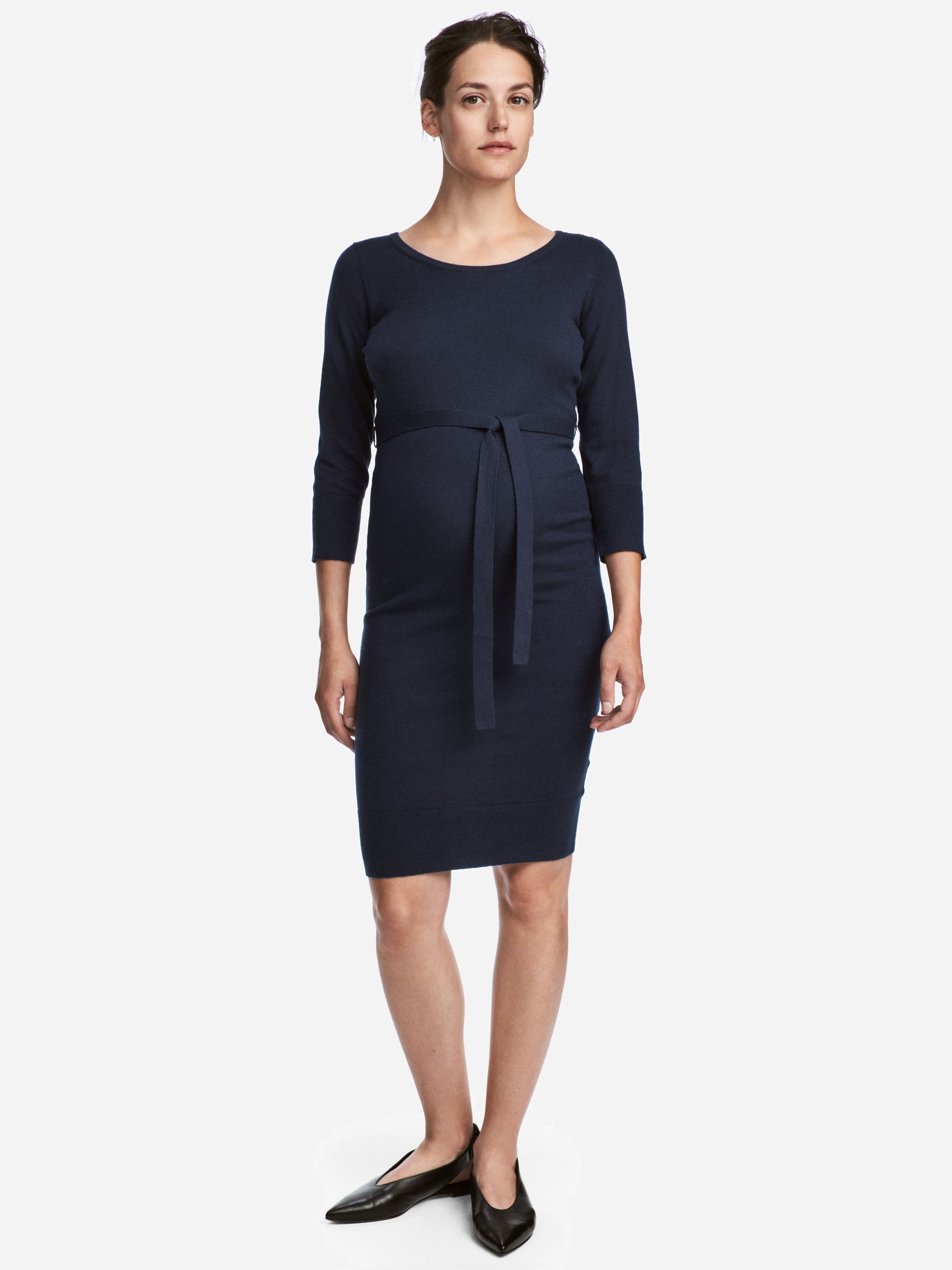 

Платье для беременных H&M 5570786-AAQJ XS Темно-синее