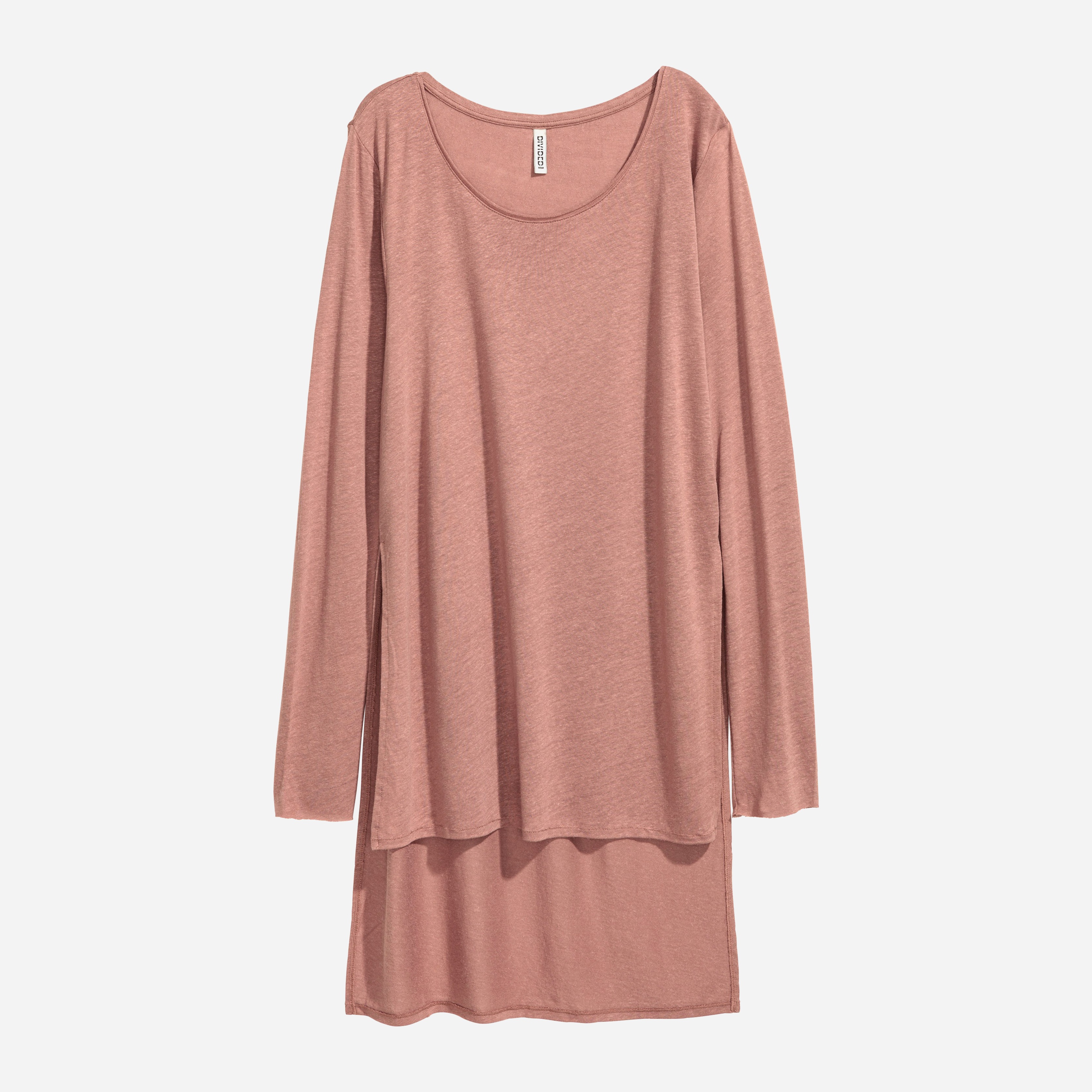 

Лонгслив H&M 5781296-ACUH M Бледно-розовый