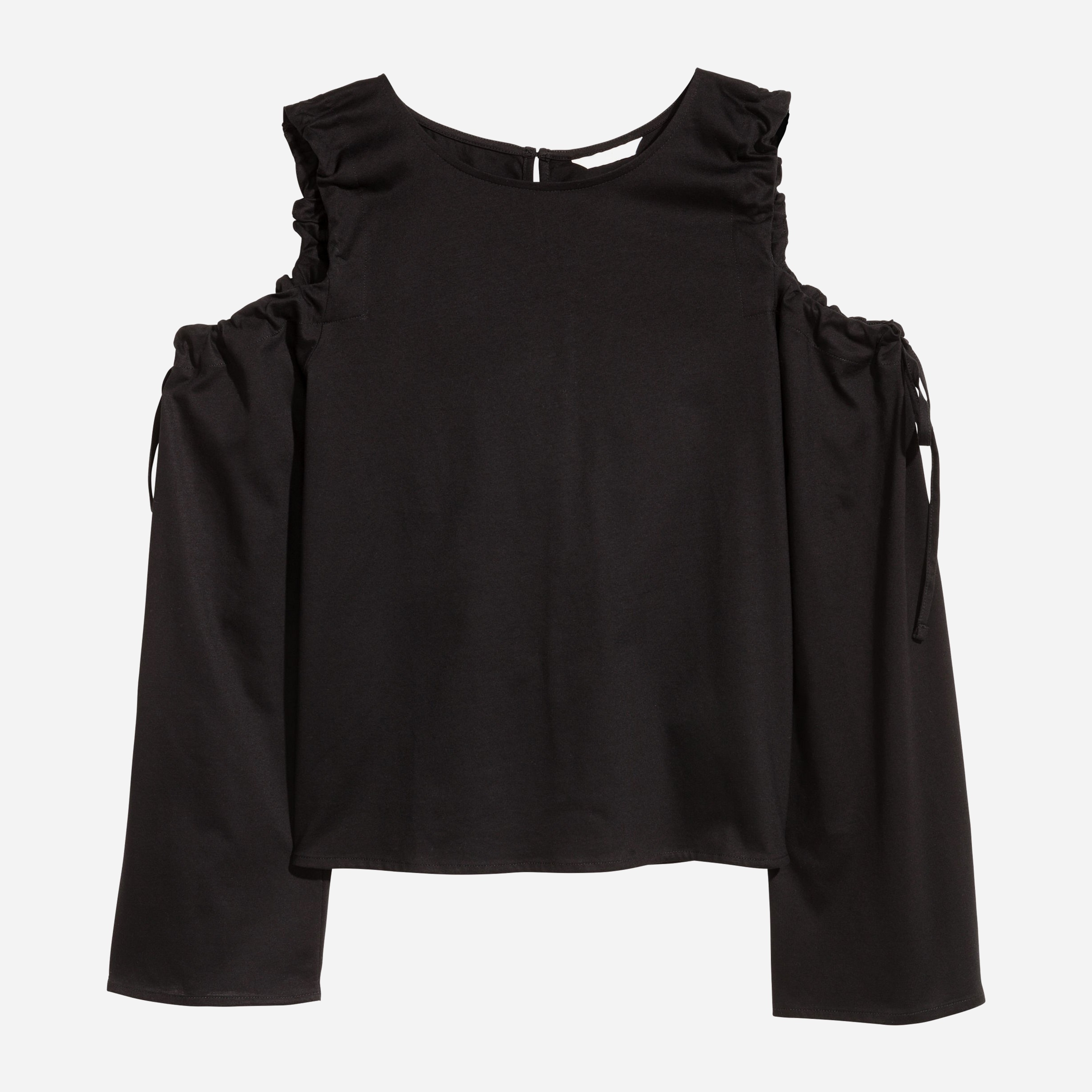 

Блузка H&M 5965896-AAAD S Черная