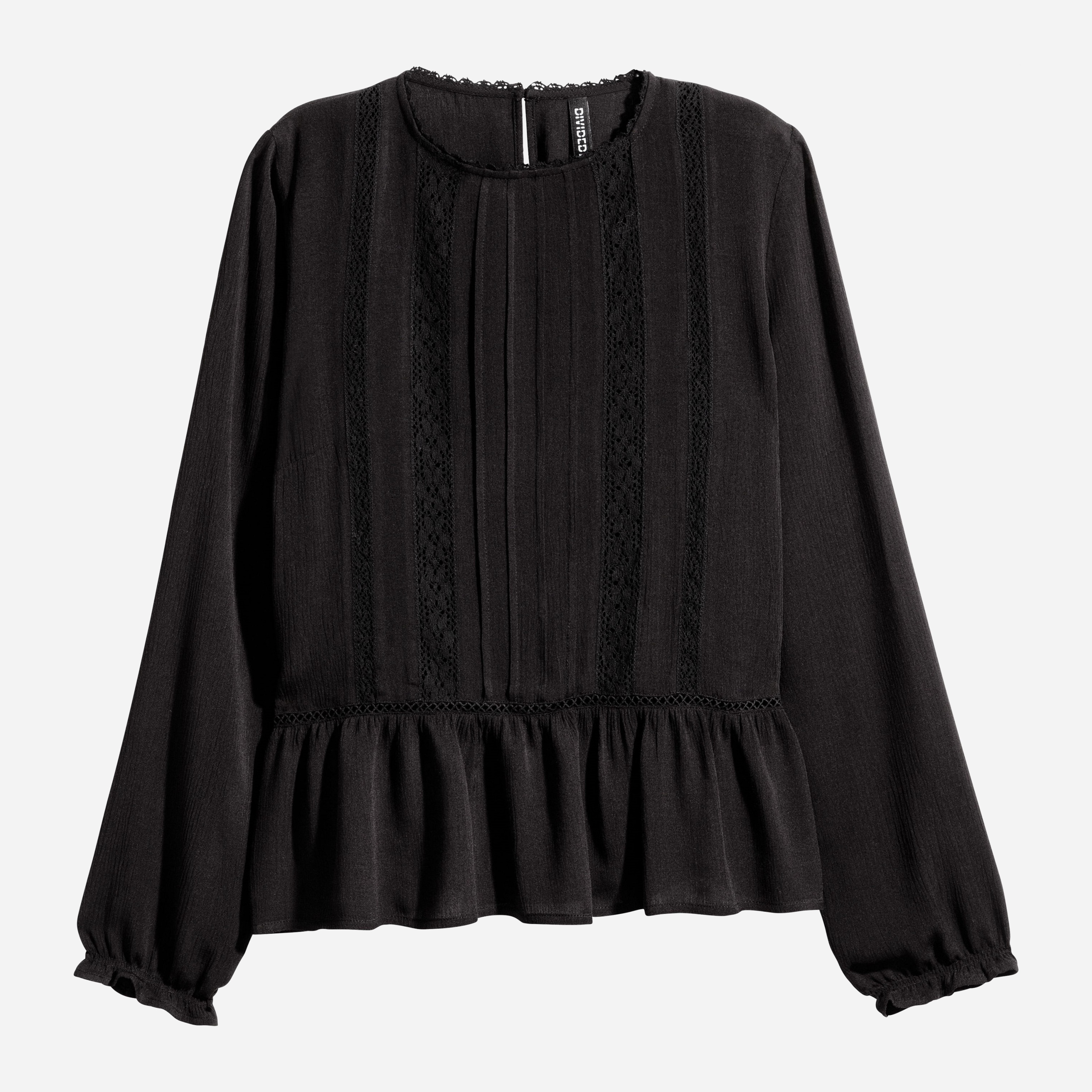 

Блузка H&M 5300546-AAAD 32 Черная