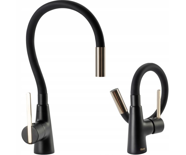 

Кухонный смеситель Rea ICON Black REA-B5682