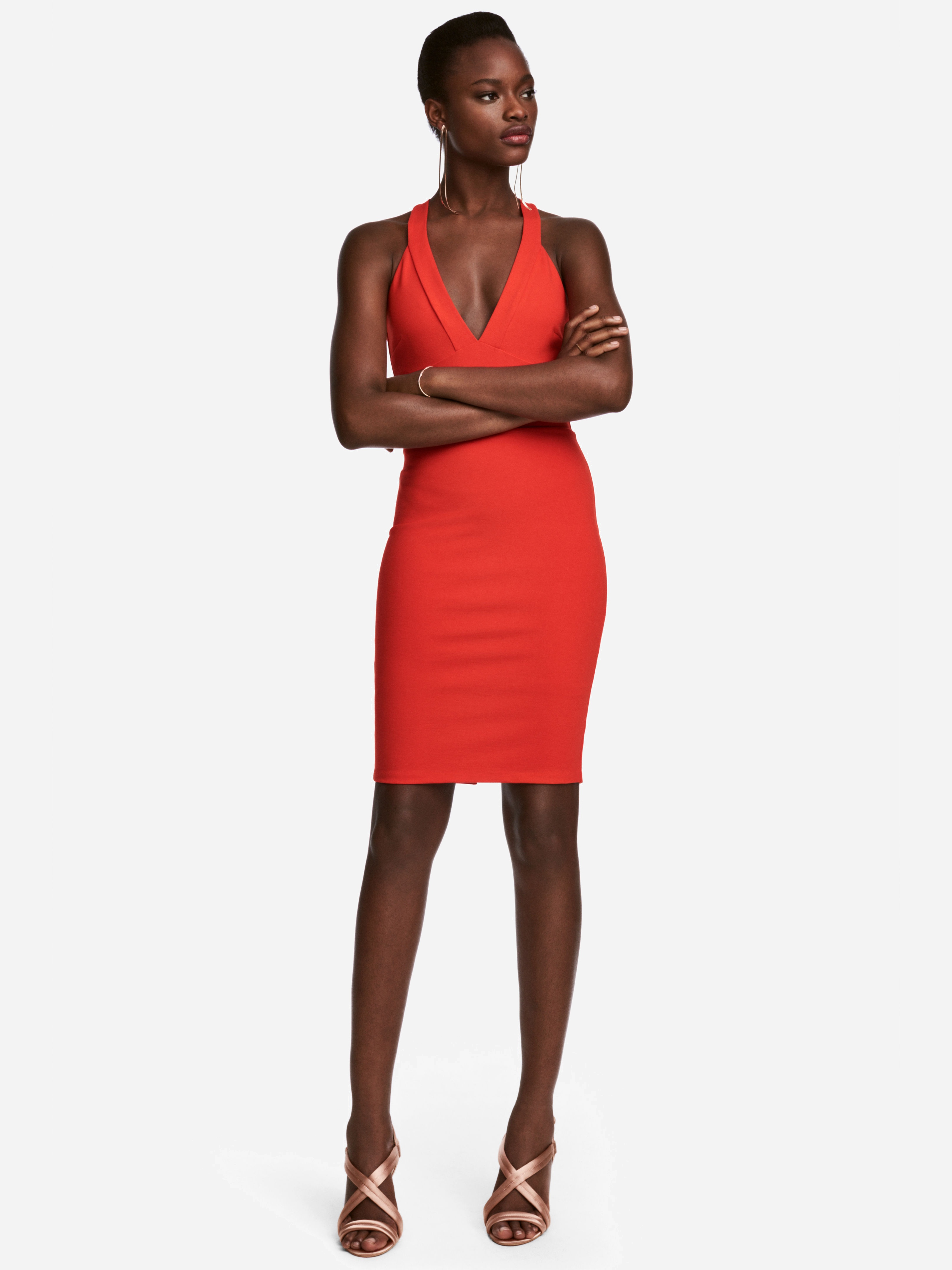 

Платье H&M 5424326-ACVF 42 Красное