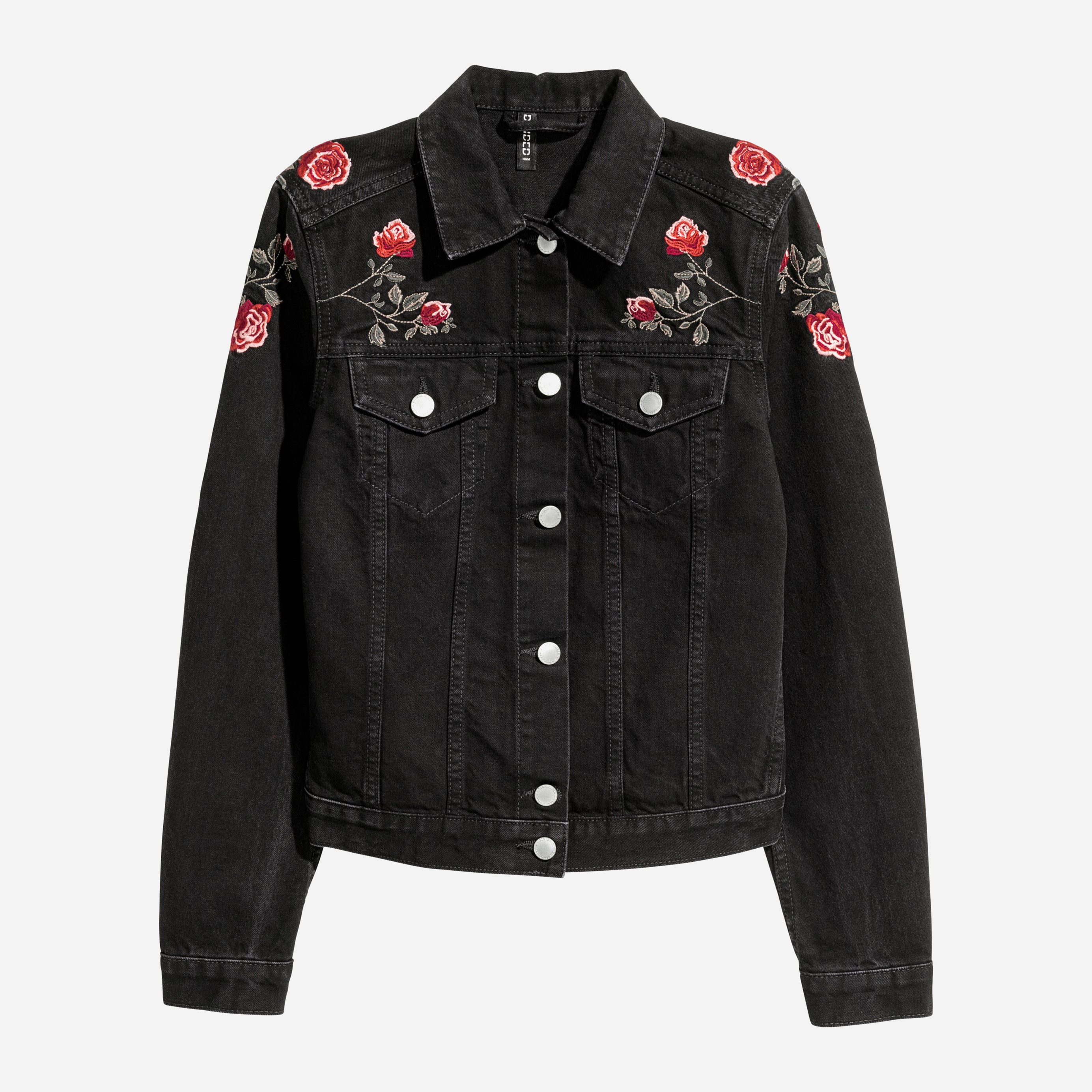 

Джинсовая куртка H&M 4778776-ACOZ 32 Черная
