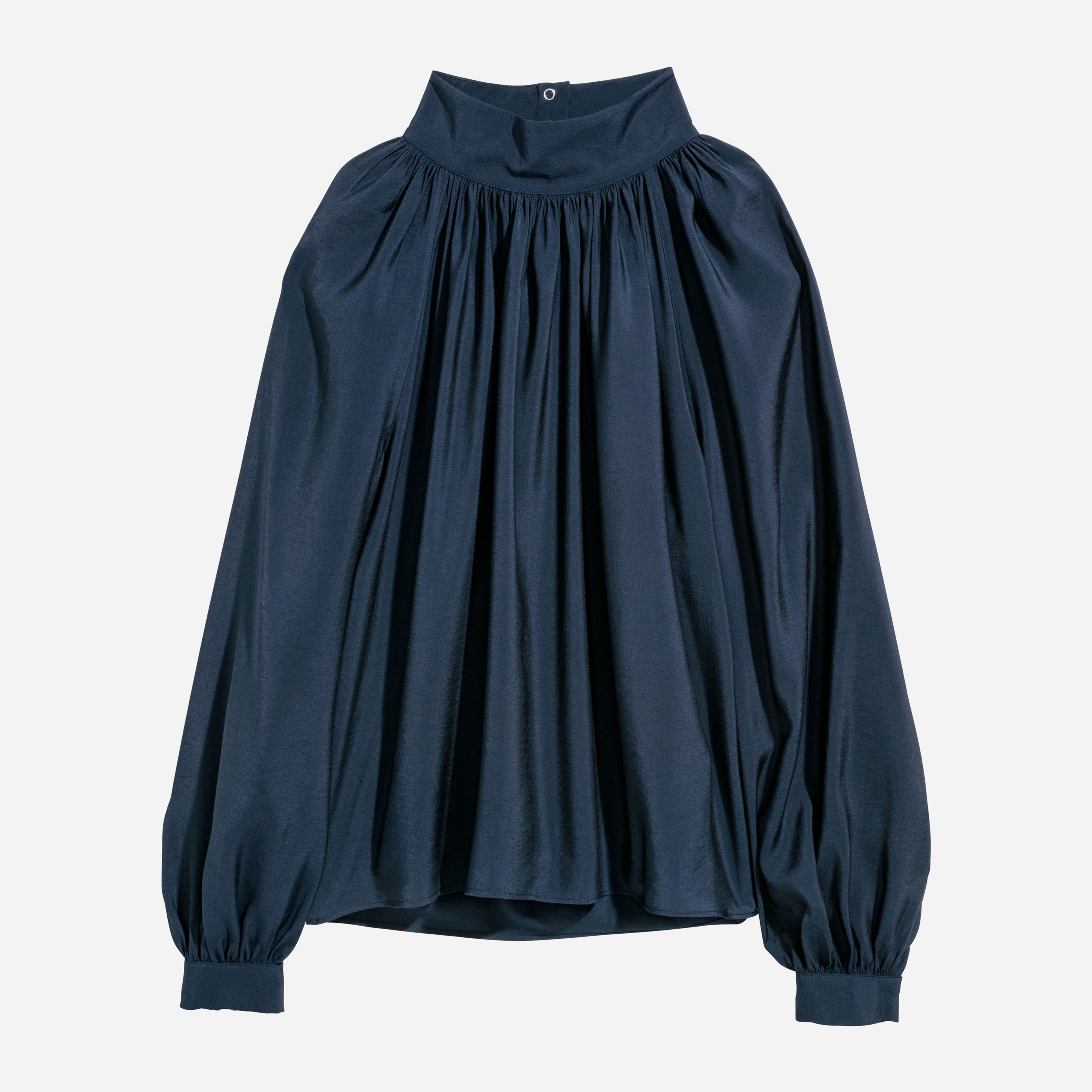 

Блузка H&M 6303167-AAQJ 32 Темно-синяя