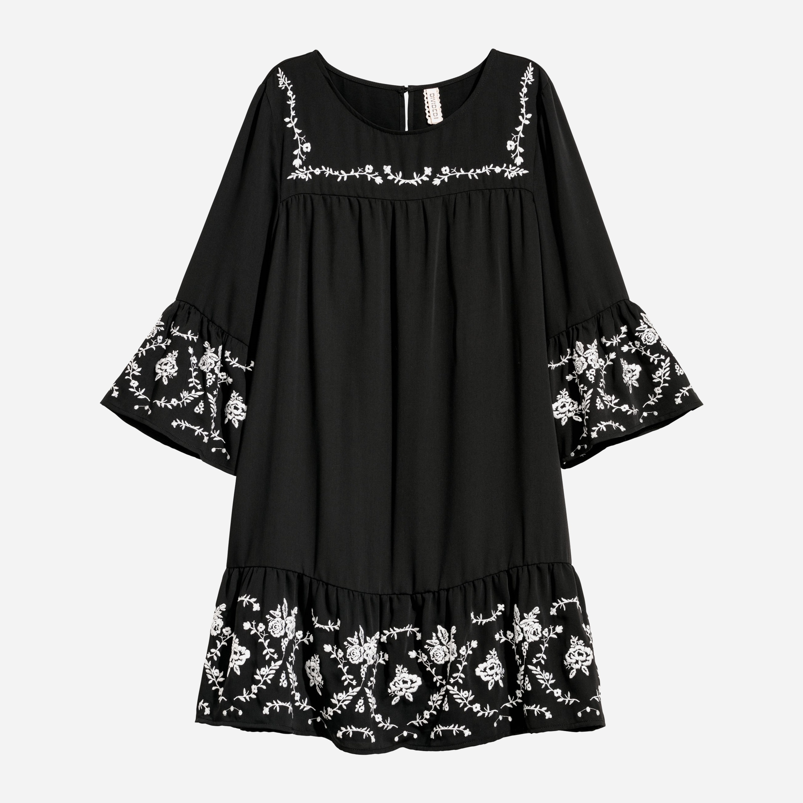 

Платье H&M 5802637-ACRV 34 Черное с белым