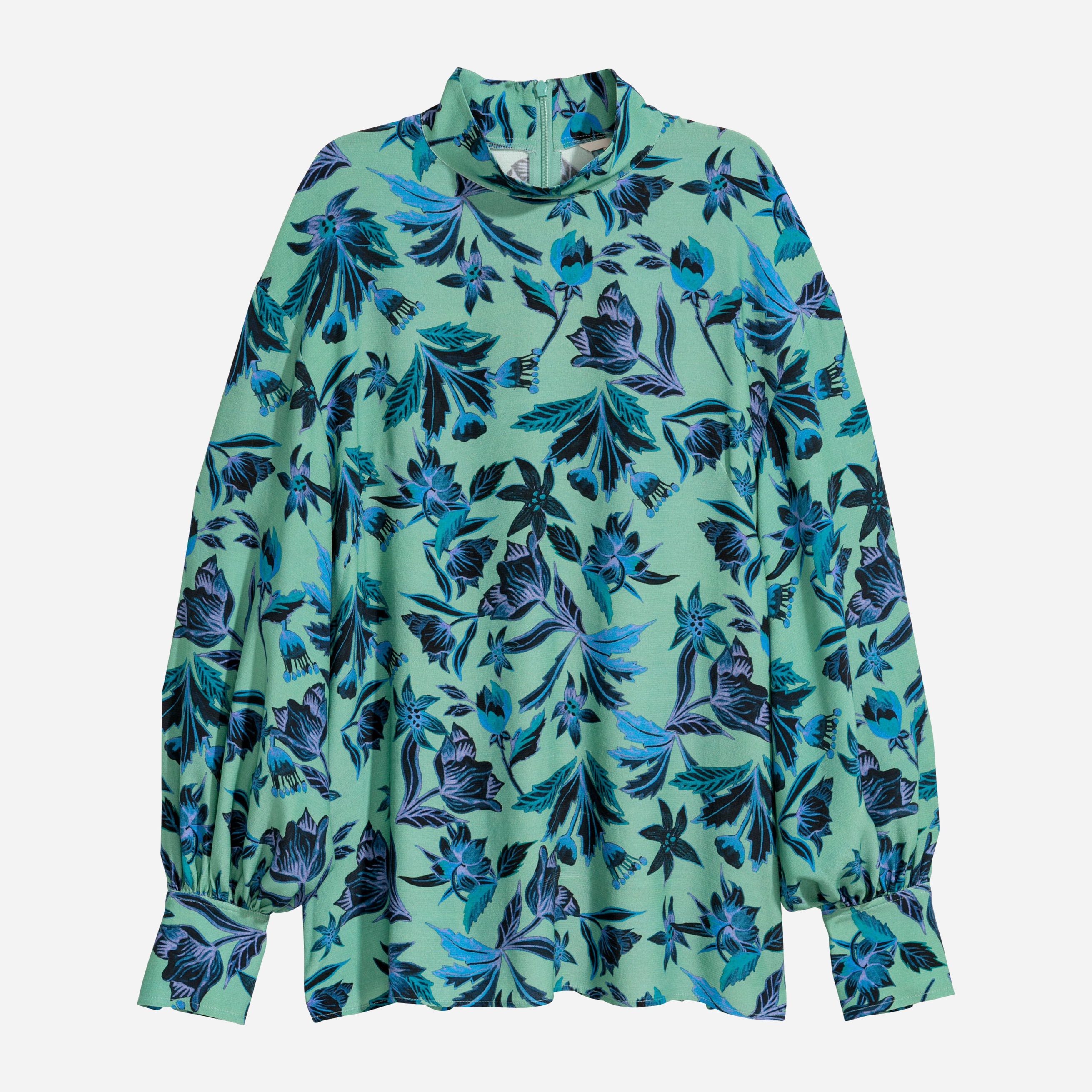 

Блузка H&M 6115697-AANP 32 Зеленая