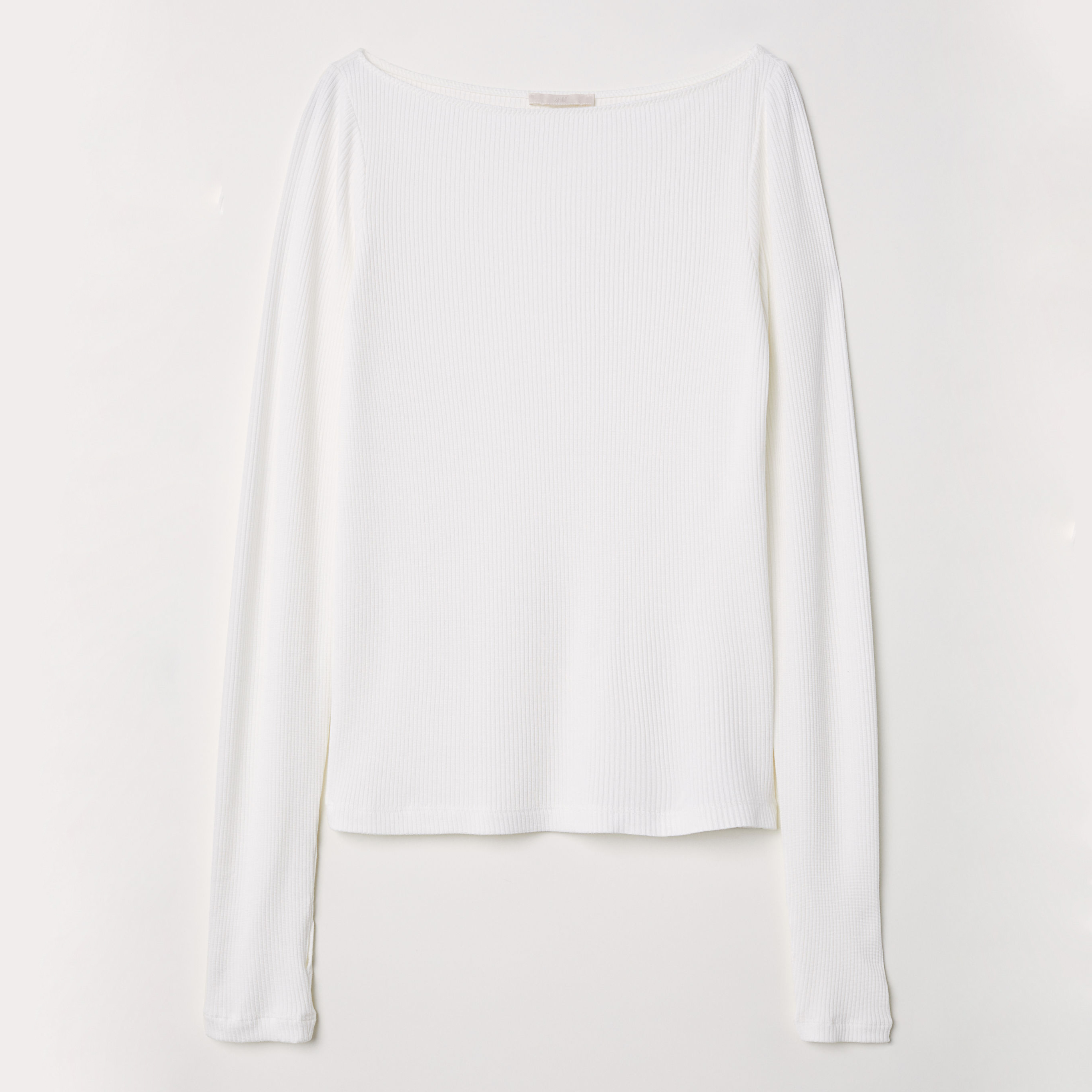 

Лонгслив H&M 6347027-ACTS 34 Белый