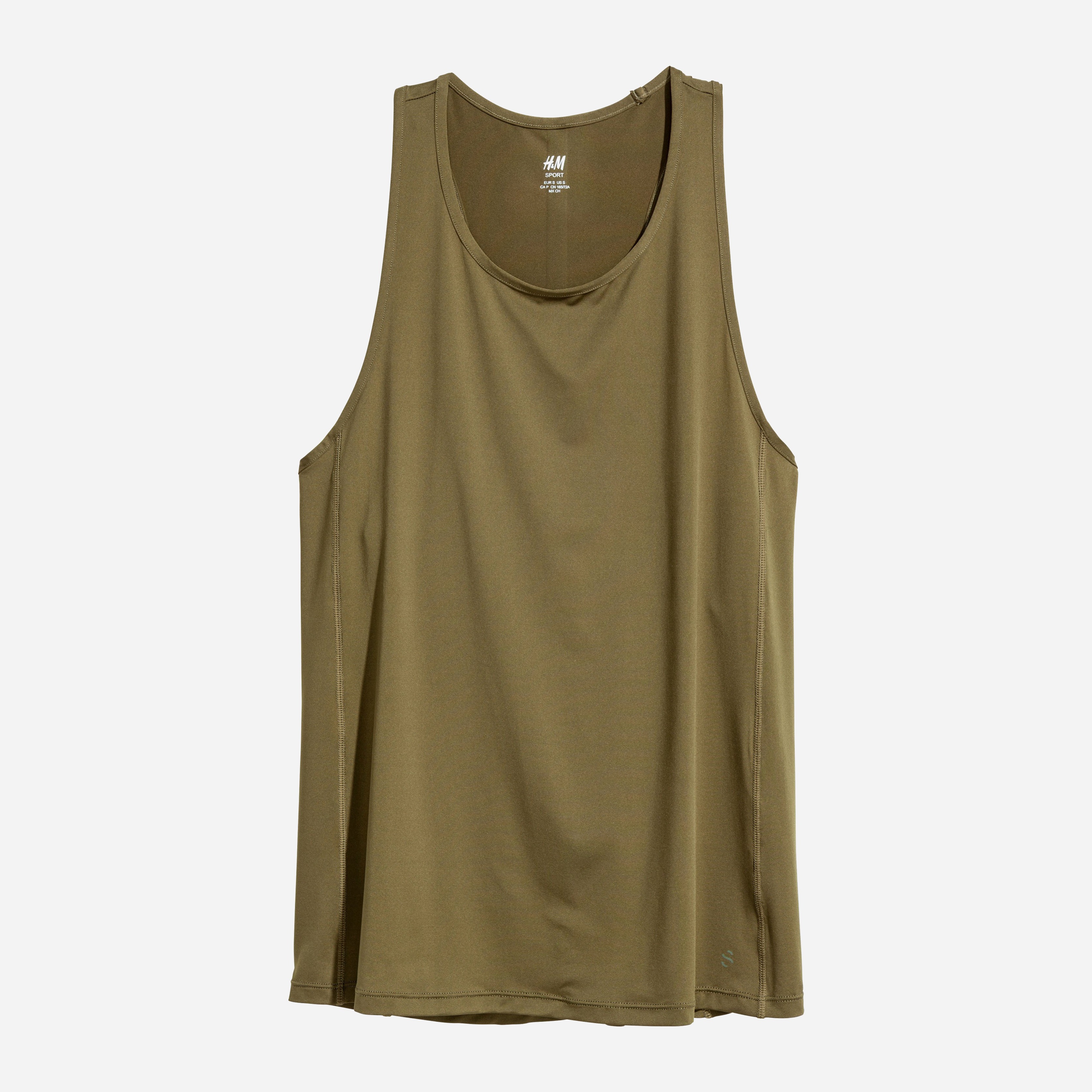 

Спортивная майка H&M 5504286-ABTE M Болотная