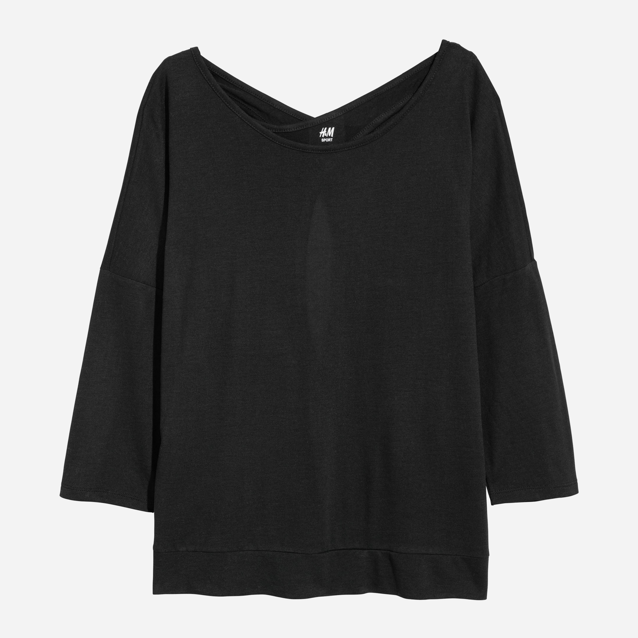 

Спортивная кофта H&M 5680657-AAAD M Черная