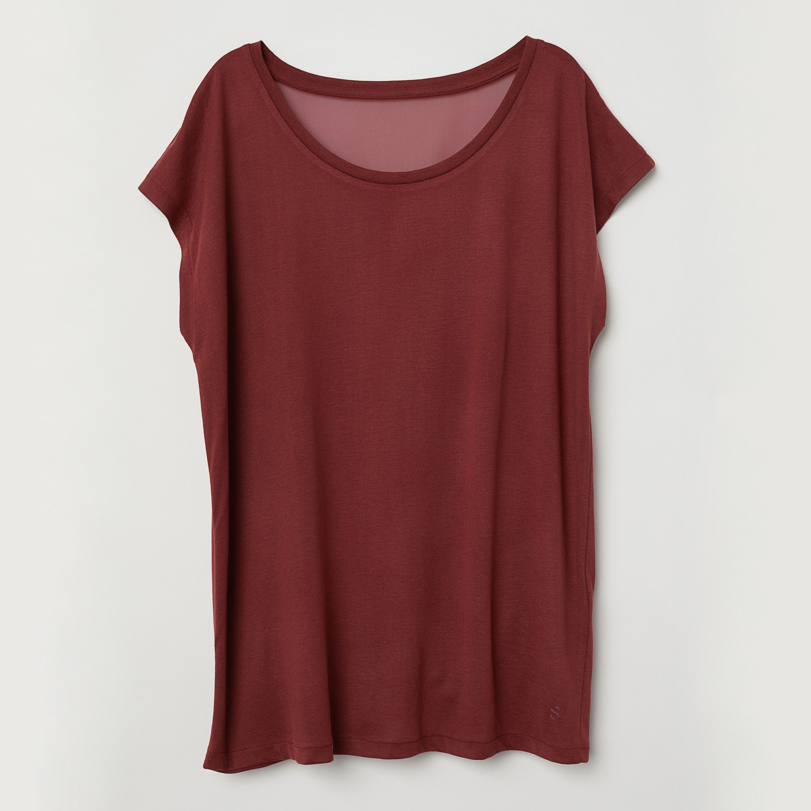 

Футболка H&M 6152487-ACUK M Бордовая