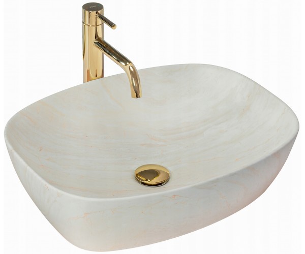 

Умывальник (Раковина) Rea FREJA IVORY MAT (REA-U9154)