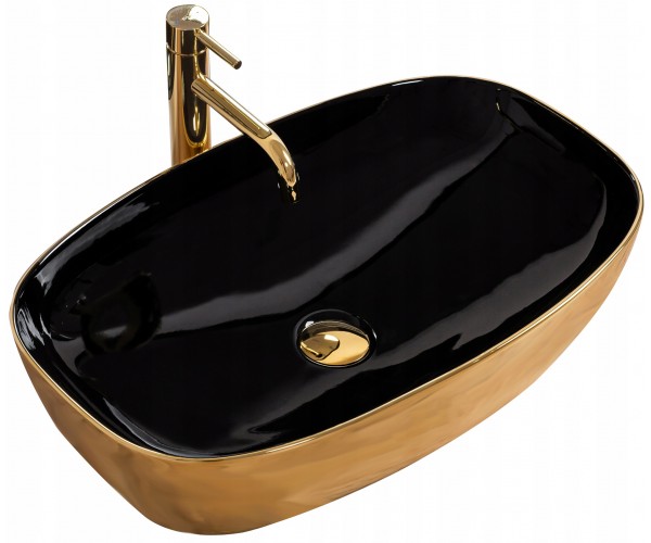 

Умывальник (Раковина) Rea RICH Золото BLACK REA-U9600