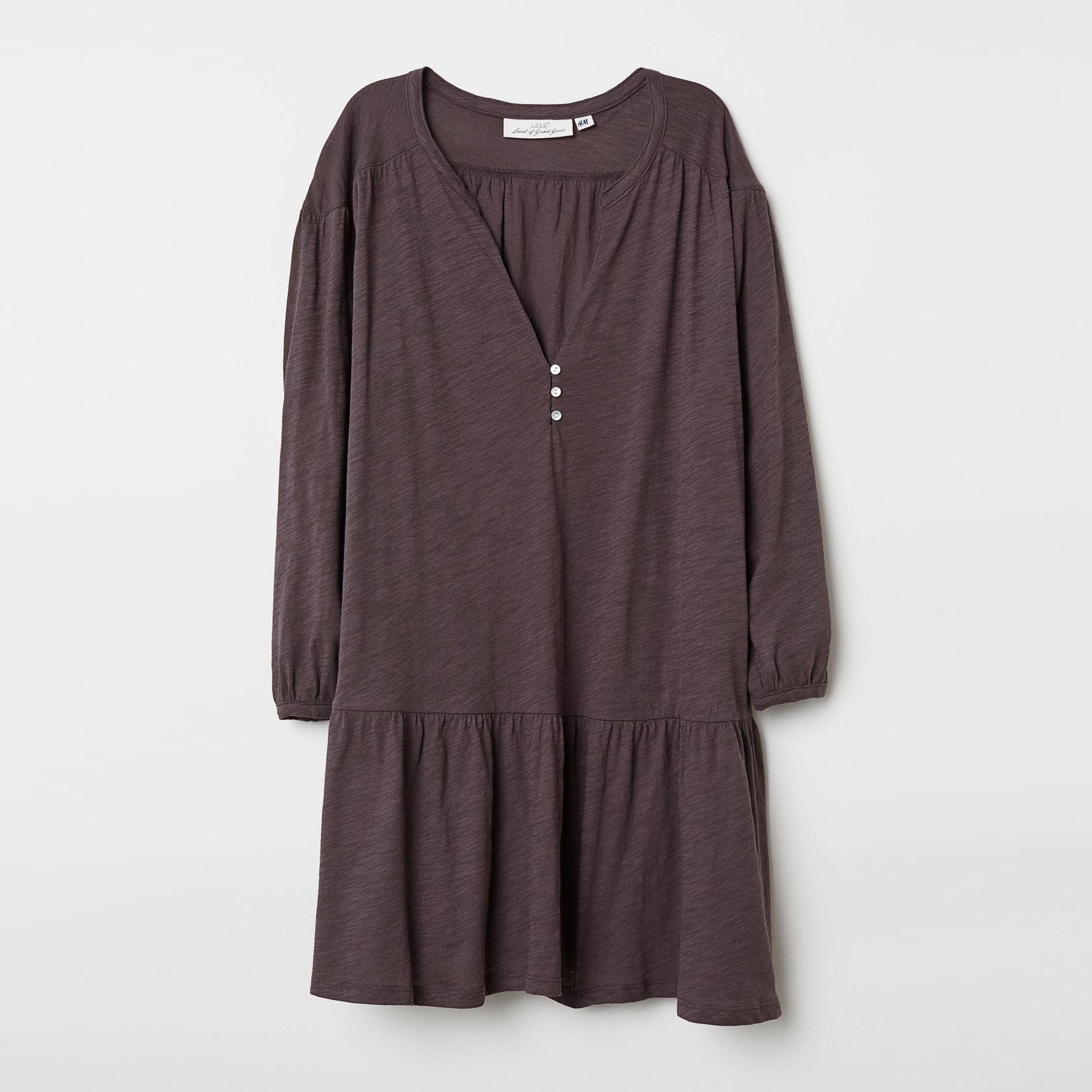 

Блузка H&M 6694898-ACXW M Темно-серая