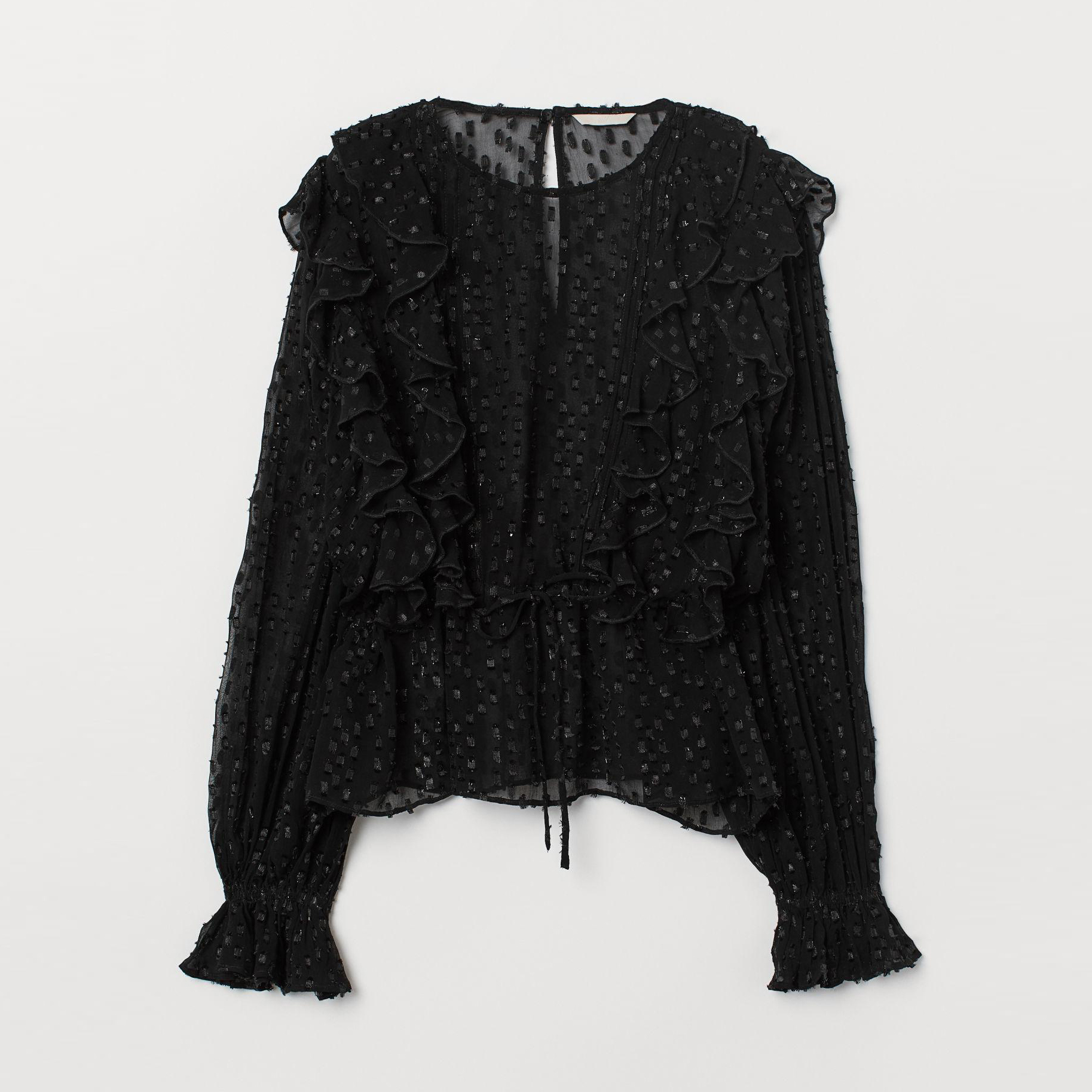 

Блузка H&M 7122619-AAAD S Черная
