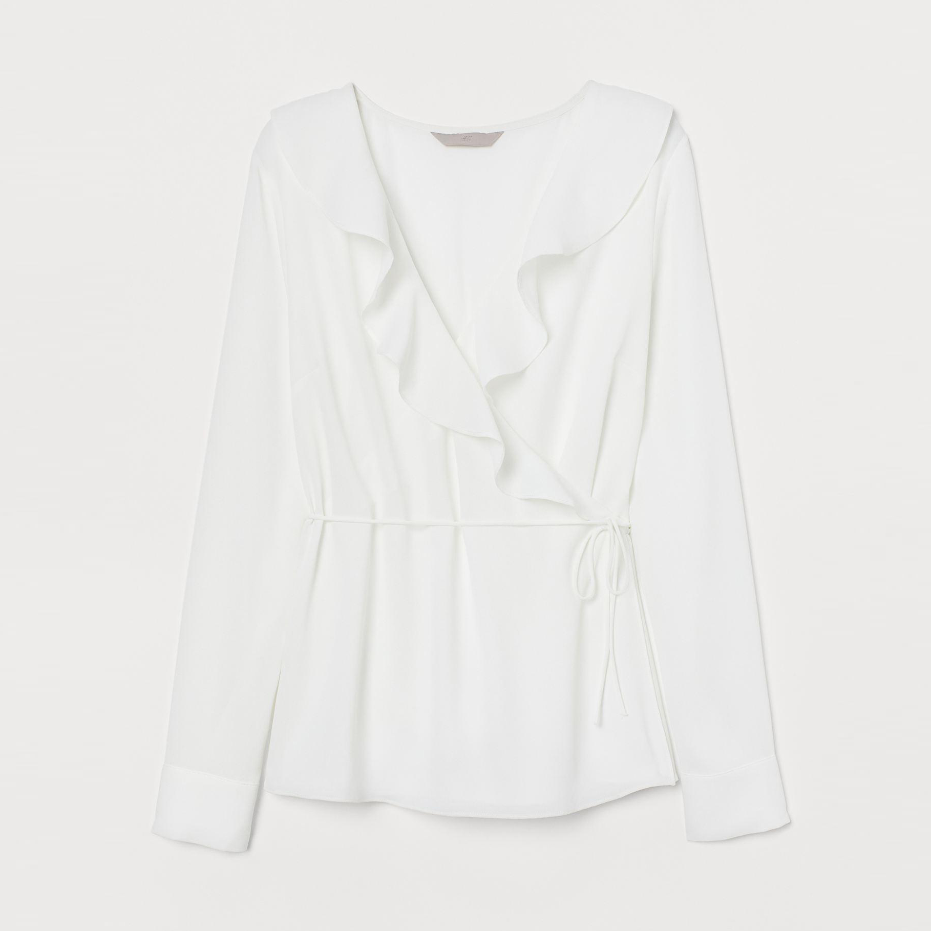 

Блузка H&M 8262521-ACTS 40 Белая