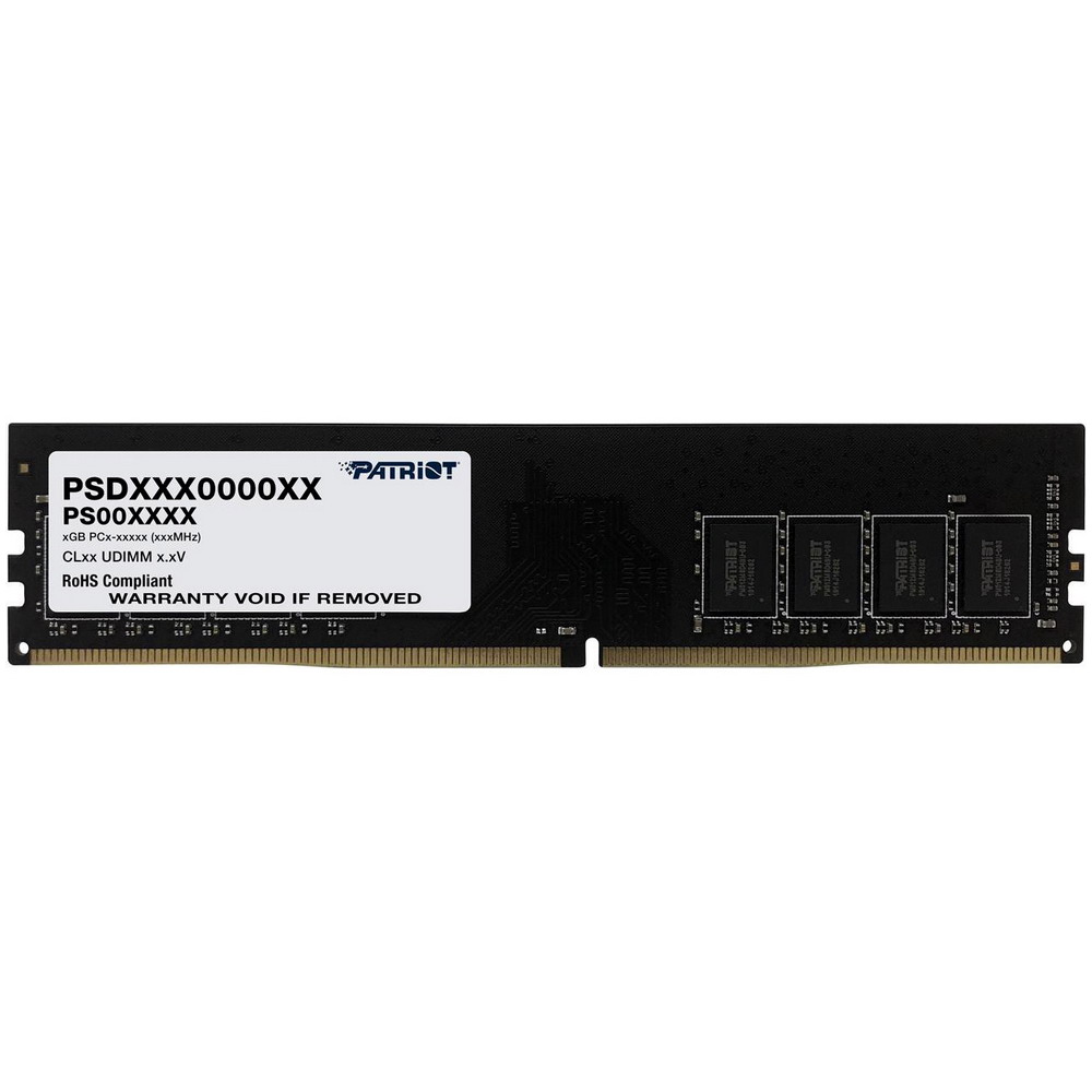 

Оперативная память DDR4 8GB 3200MHz PC4-21300 Patriot Signature Line (PSD48G320081) CL22 новая