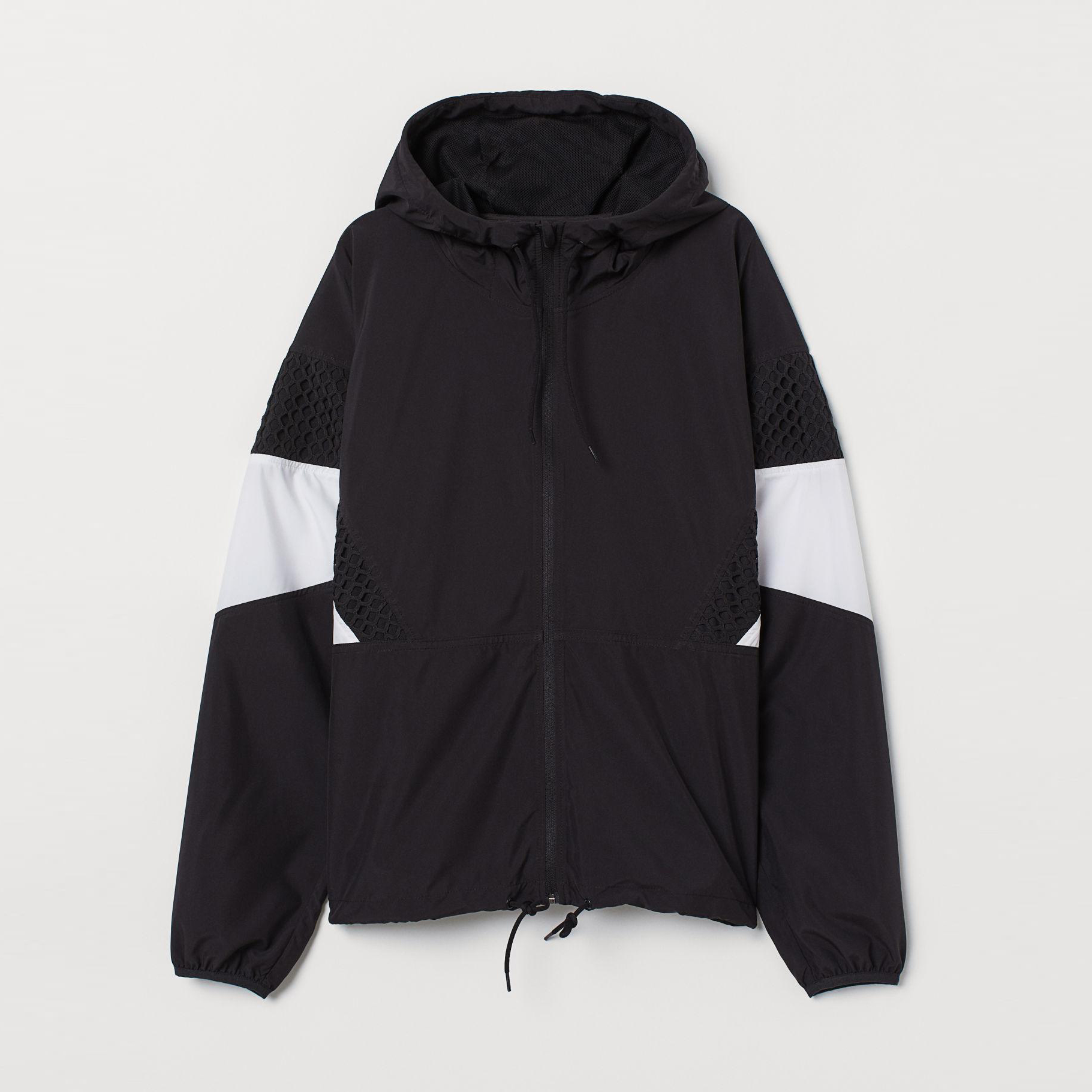 

Ветровка H&M 7013749-ABOU XS Черная с белым
