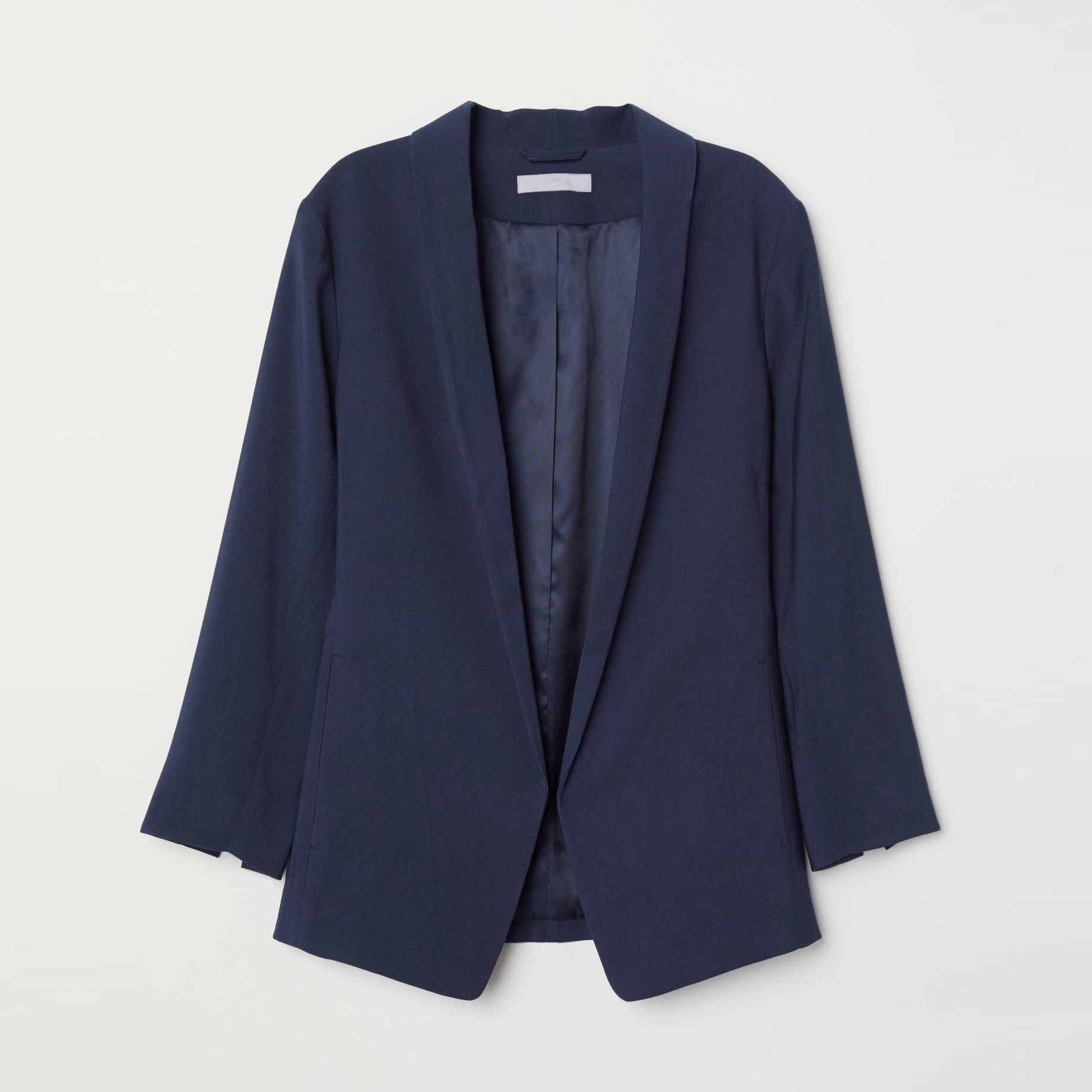 

Жакет H&M 6117457-AAQJ 40 Темно-синий