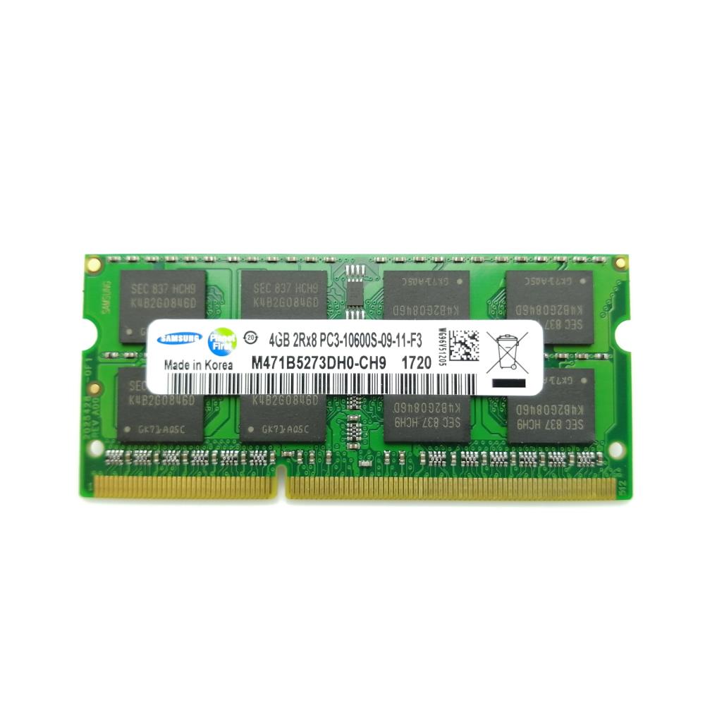 

Оперативная память для ноутбука Sodimm DDR3 4GB 1333mhz PC3-10600 (Samsung M471B5273DH0-CH9 REF)