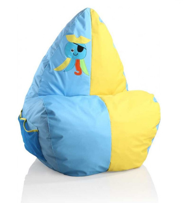 

Кресло-мешок Kayoom Happy Blue/Yellow